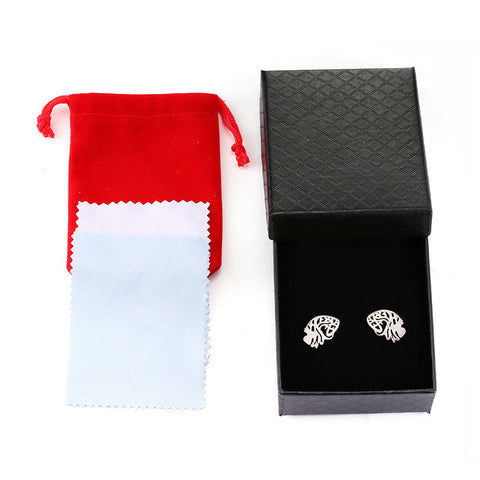 Cutesy Heart Stud Earrings