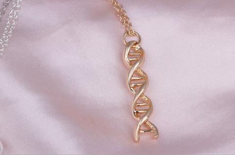 3D Double Helix Necklace