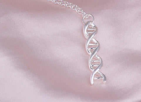 3D Double Helix Necklace