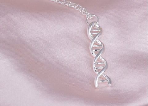 3D Double Helix Necklace