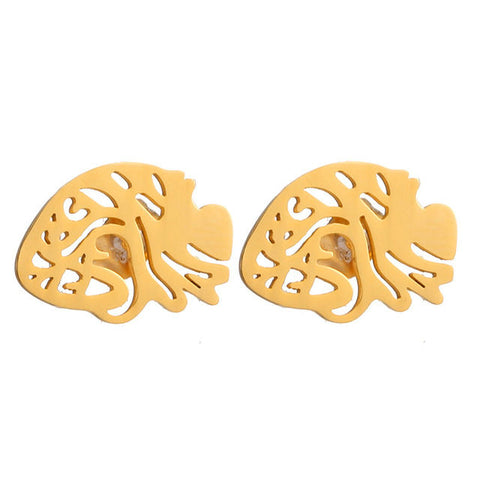 Cutesy Heart Stud Earrings