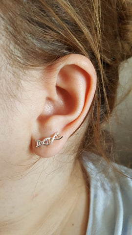 Snazzy  Double Helix Earrings
