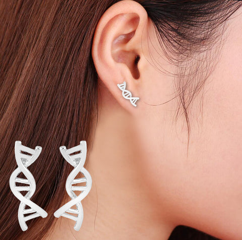 Snazzy  Double Helix Earrings