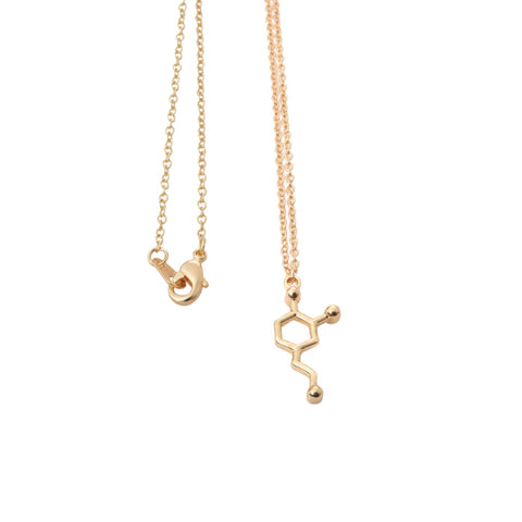 Trendy Acetylcholine Molecular Necklace