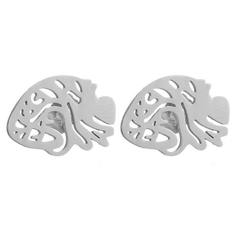 Cutesy Heart Stud Earrings