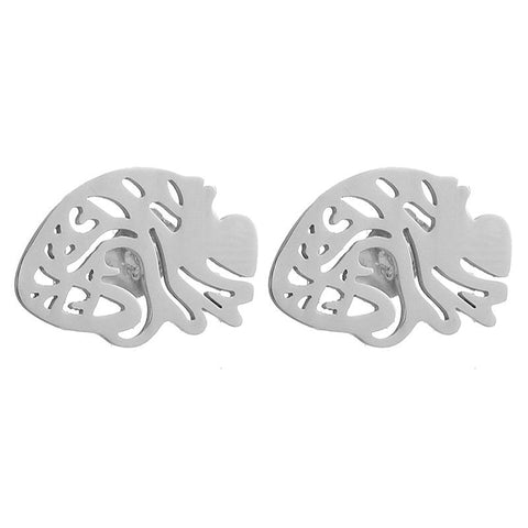 Cutesy Heart Stud Earrings
