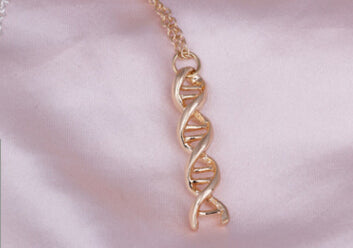 3D Double Helix Necklace