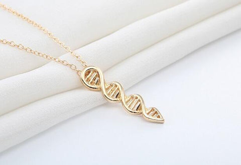 3D Double Helix Necklace