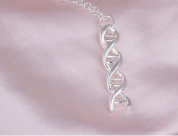 3D Double Helix Necklace