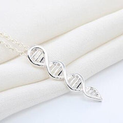 3D Double Helix Necklace