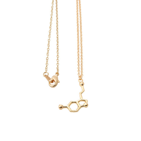 Trendy Acetylcholine Molecular Necklace